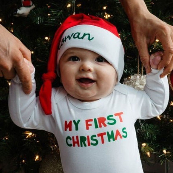 What to buy for baby's first Christmas - Molly Brown London
